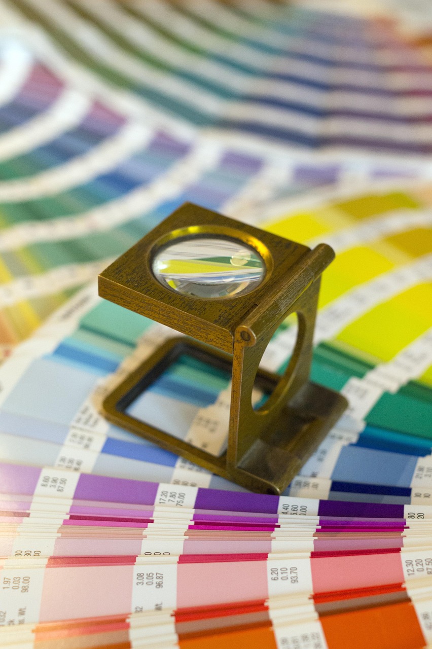 color chart, magnifying glass, printer, printing press, color, pantone, pantonier, cmyk, printer, printer, printer, printing press, printing press, printing press, printing press, printing press, pantone, cmyk